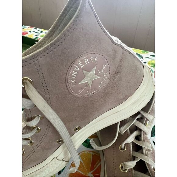 Converse Chuck Taylor Women”s Suede All StarHigh Tops Mauve sz 9 - Picture 3 of 15